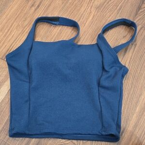 Elegant Navy Women's Swim Tank Top